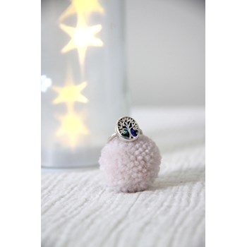 Bague Femme en Argent 925 Arbre de Vie en Nacre Abalone - Bijou Symbolique et Spirituel | Aden