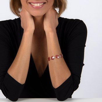 Bracelet Spirales de Corail sur Argent 925 - Collection Trésors Marins