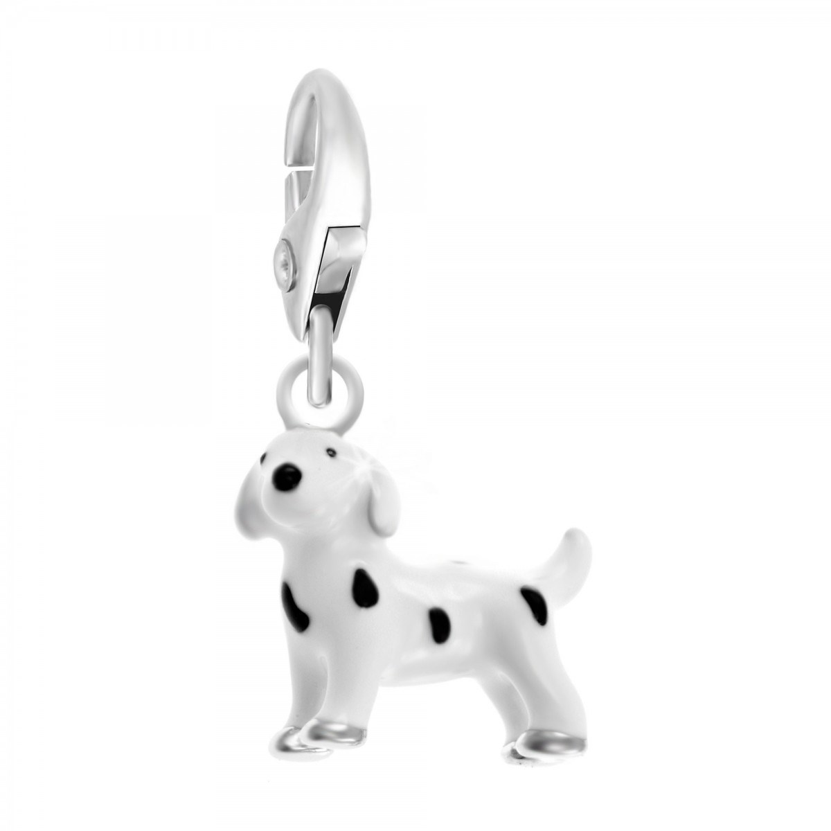 Charm chien dalmatien jaune SC Crystal