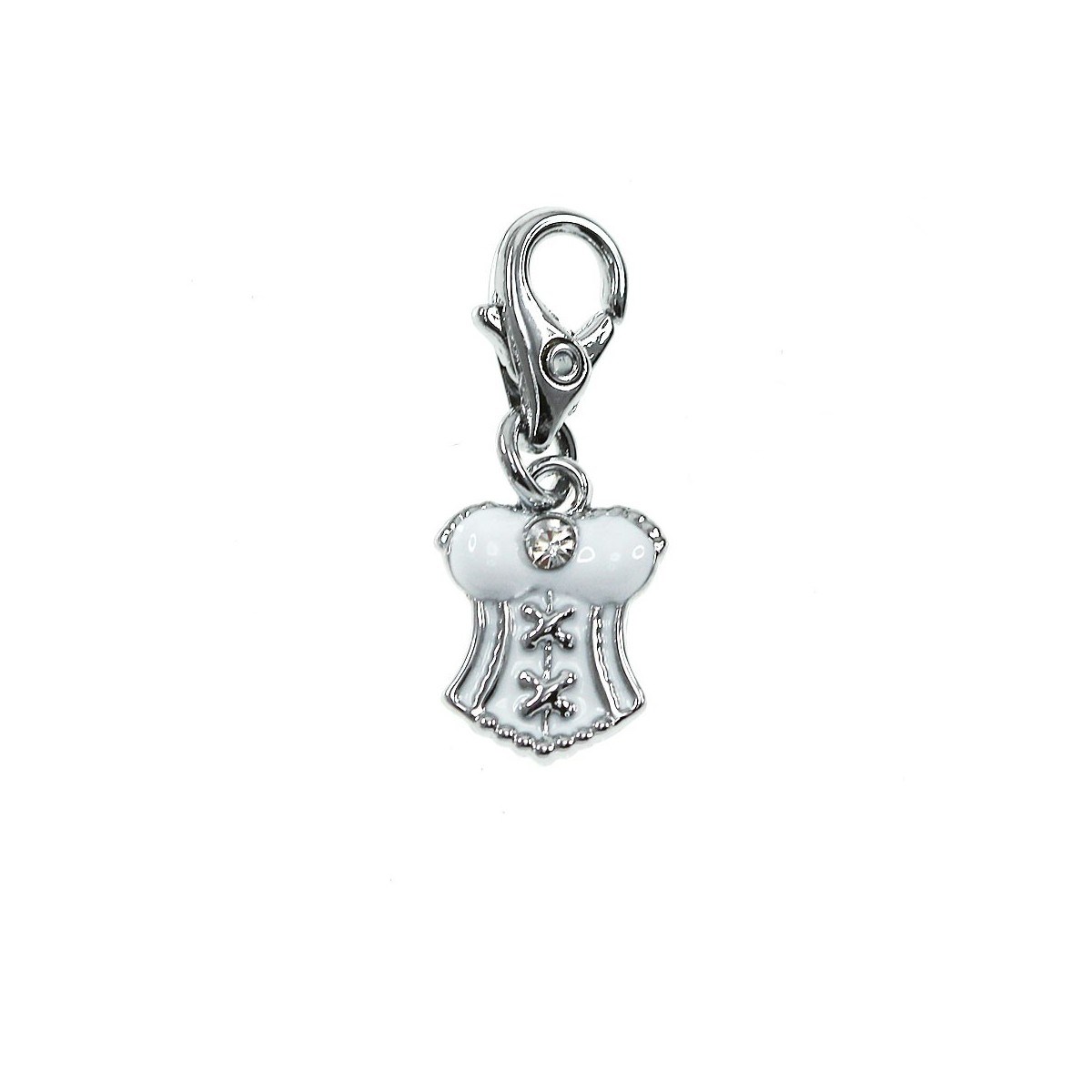 Charm corset blanc SC Crystal
