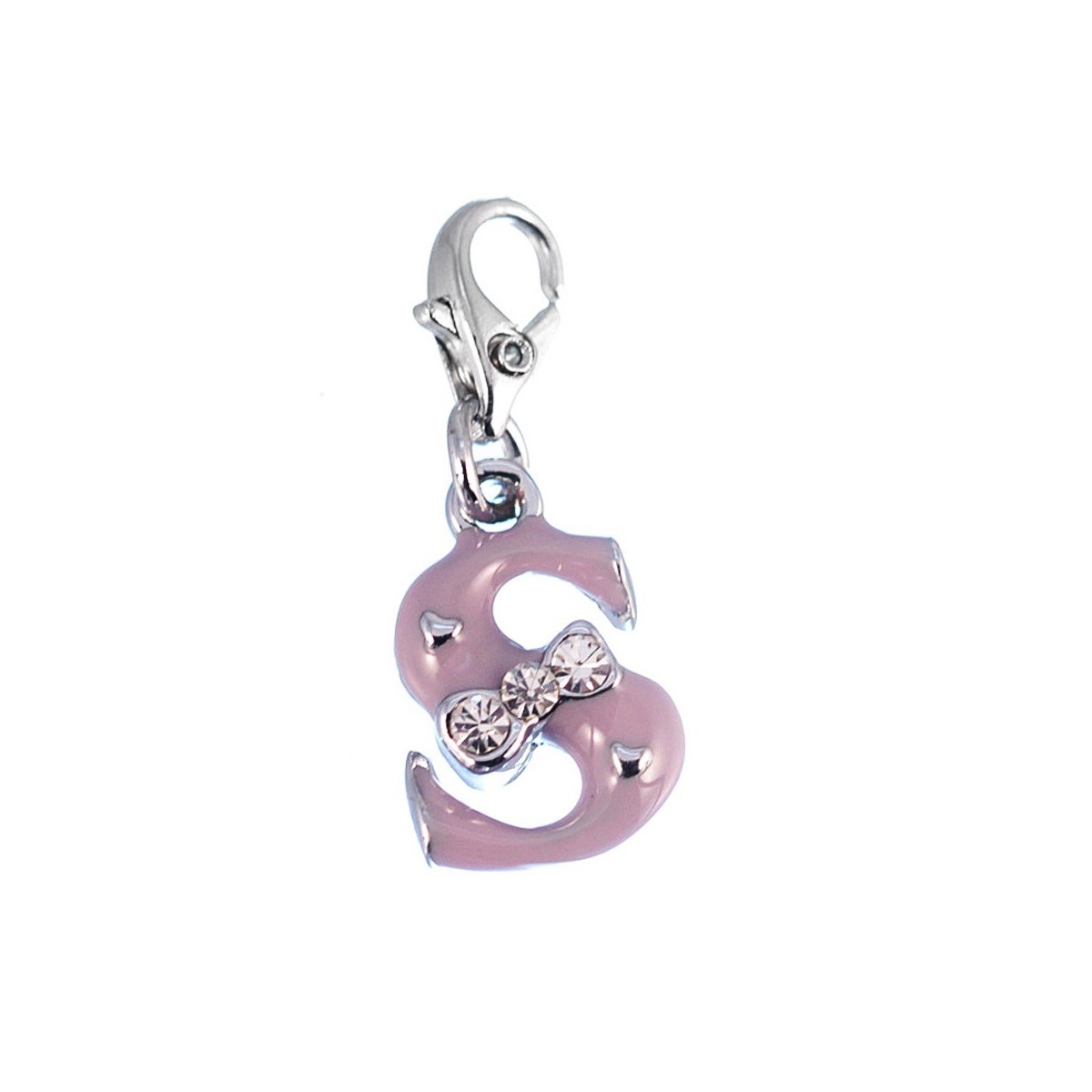 Charm Lettre S violet SC Crystal