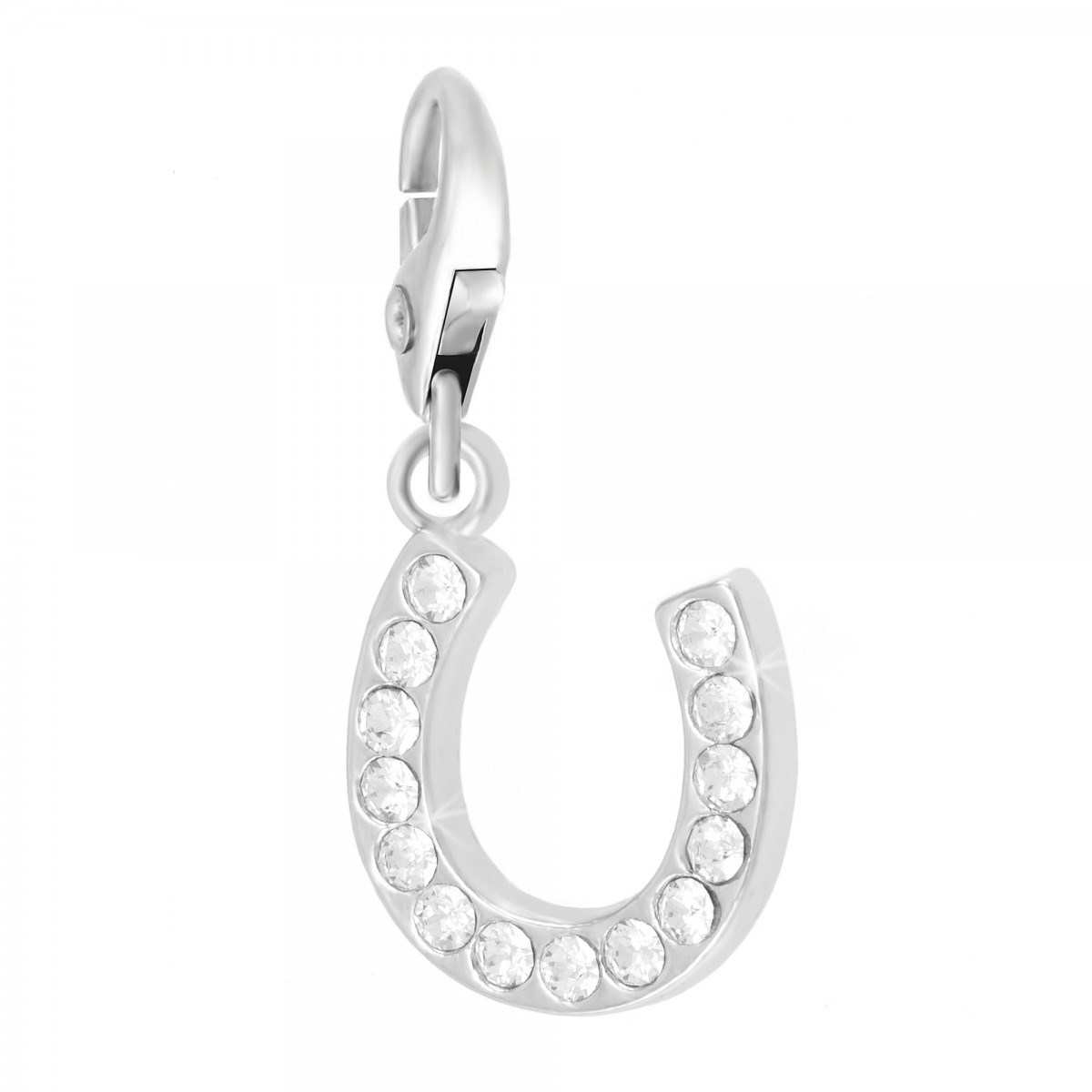 Charm Fer à cheval SC Crystal orné de Cristaux scintillants