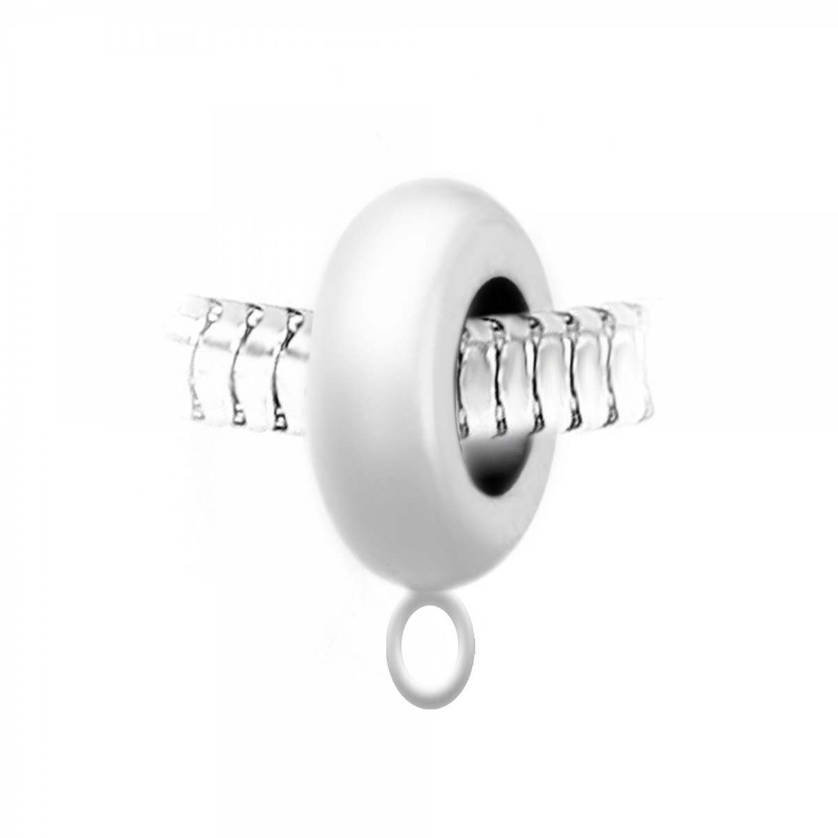 Espaceur porte pendentif en acier SC Crystal