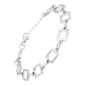 Bracelet Carré Porte-Charms SC Crystal