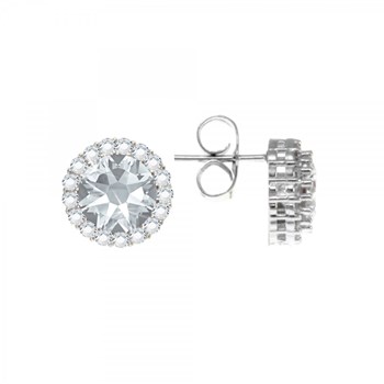SC Crystal point-of-light earrings with sparkling crystals