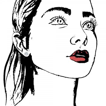 SC Crystal point-of-light earrings with sparkling crystals