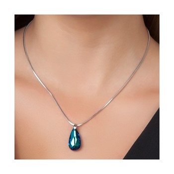 SC Kristallen halsketting met fonkelende kristallen