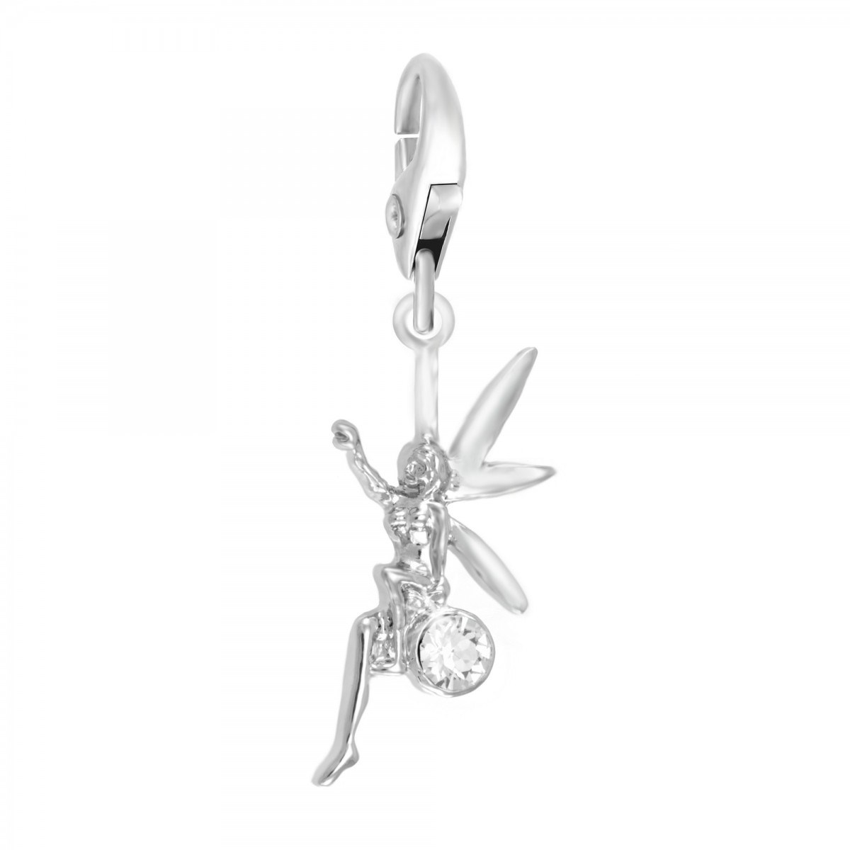Charm Fée SC Crystal orné de Cristaux scintillants