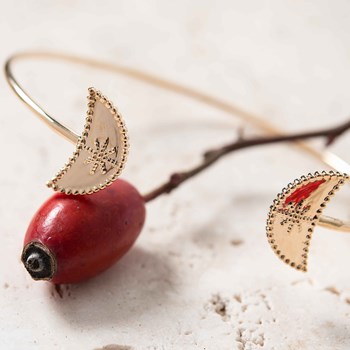 Gold or silver plated CELESTE bangle - Bijoux Privés Discovery
