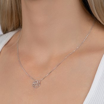 Collier Brillaxis arbre de vie argent 45cm