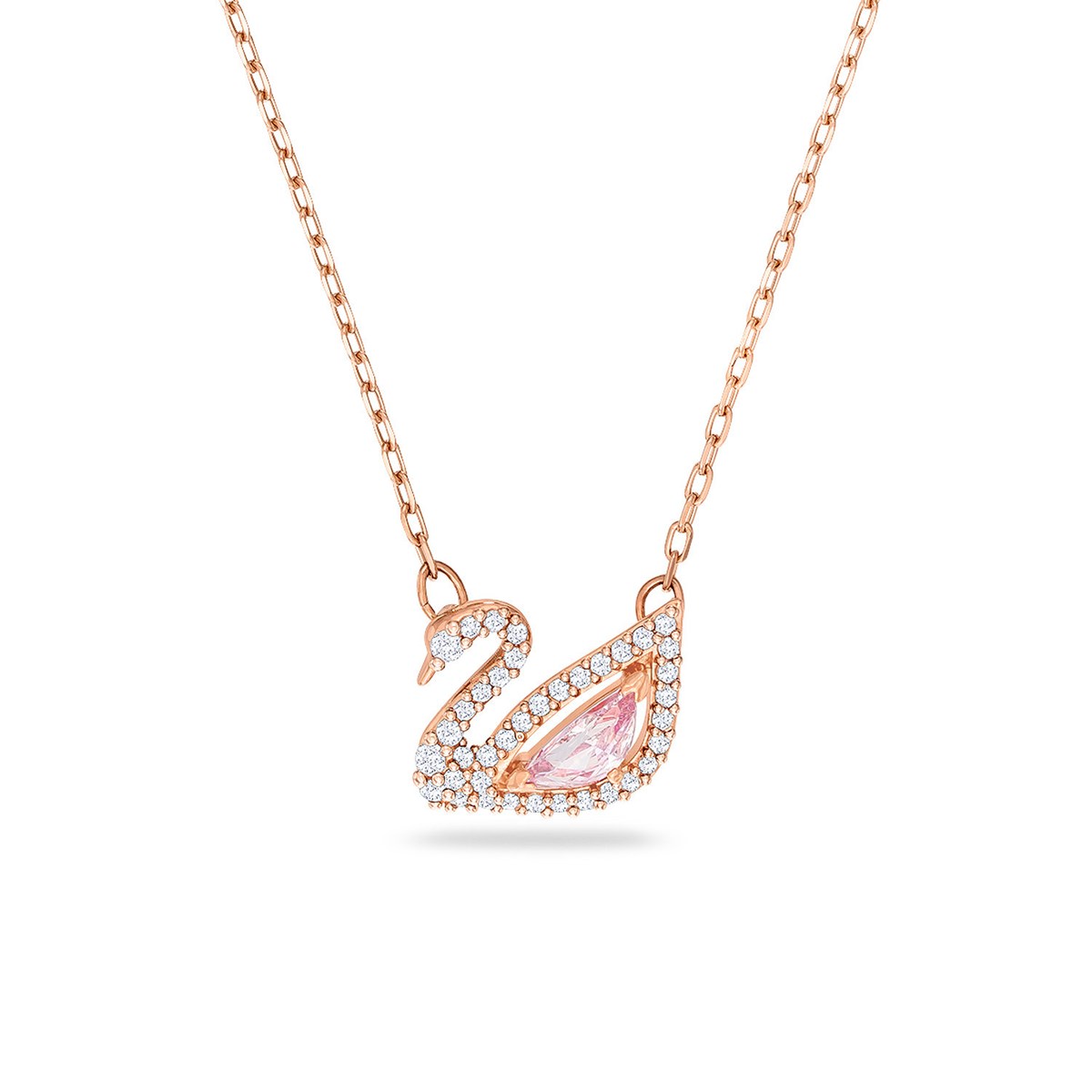 Collier Swarovski Swan Dazzling rosé