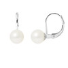 Boucles d'Oreilles Perles de Culture Blanche et or Blanc 375/1000 - vue V1