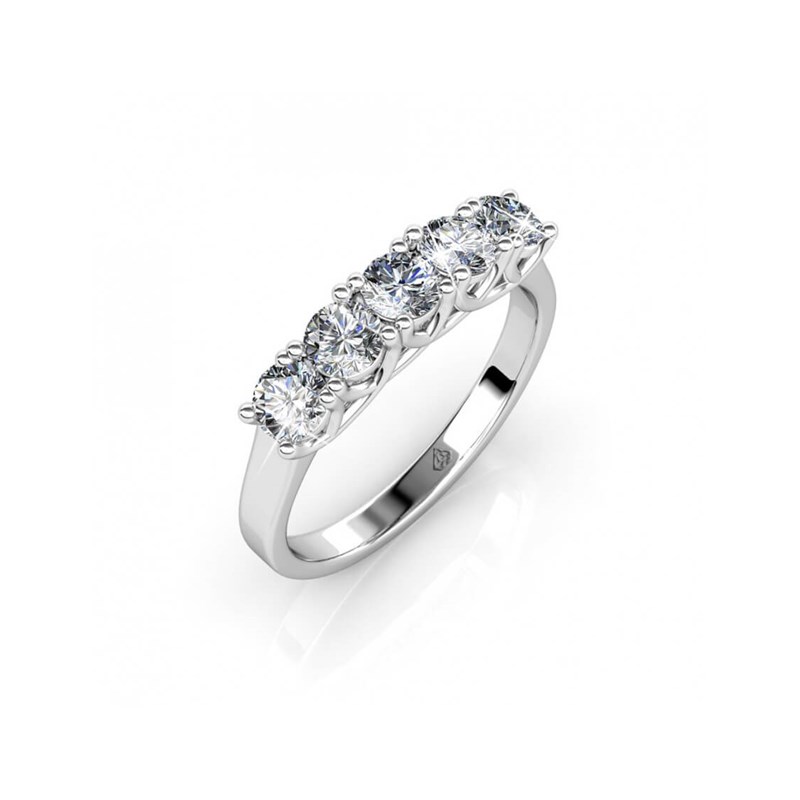 Bague Queen's - Argenté et Cristal