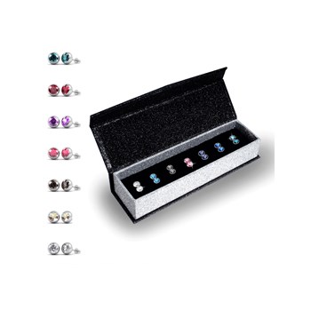 Coffret 7 Days Moon Boucles d'oreilles - Argenté et Multi