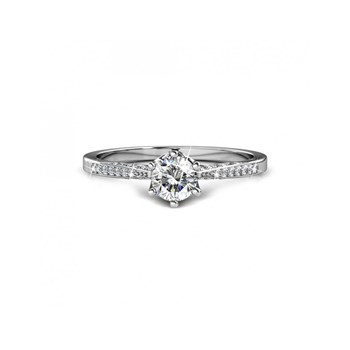 Bague Destiny - Argenté et Cristal