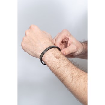 Jonc ouvert en Acier 316L - gris brillant