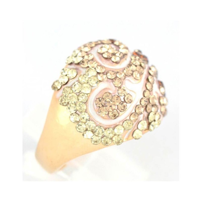 Bague Arabesque Dorée Femme DAPHNEE - vue 2