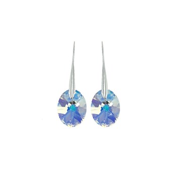 SC Crystal earrings with sparkling crystals