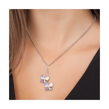 SC Kristal vlinderketting met fonkelende kristallen