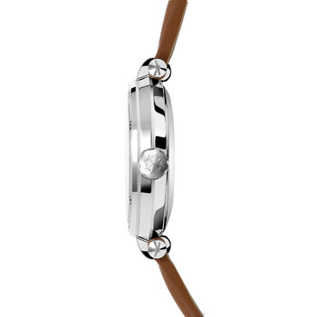 Montre Michel Herbelin Femme Bracelet Cuir Boitier Acier