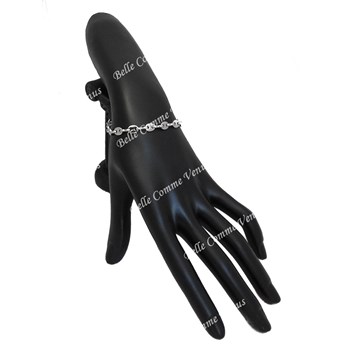 Bracelet Grain de Café ARGENT 925 Rhodié