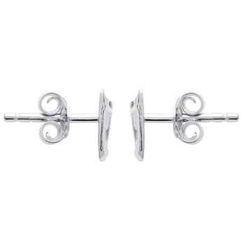 Boucles d'oreilles tête de cheval Argent 925 Rhodié