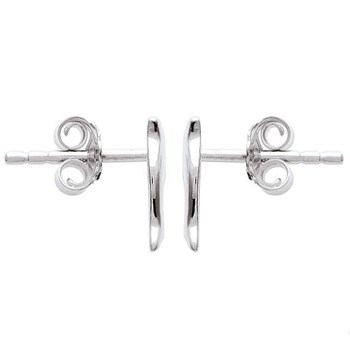 Boucles d'oreilles dauphin pour enfant Argent 925 Rhodié