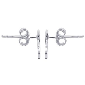 Boucles d'oreilles chat pour enfant Argent 925 Rhodié