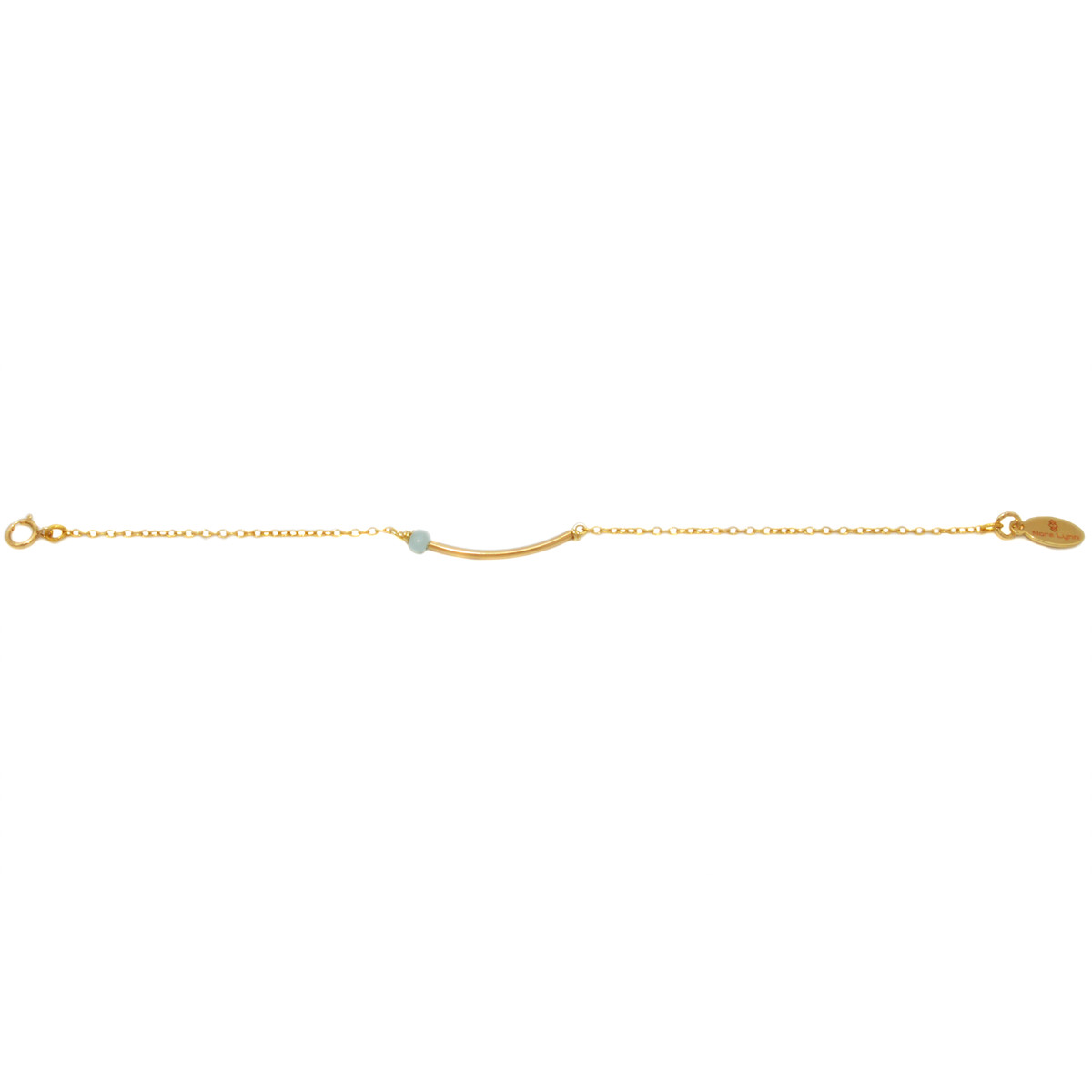 Bracelet pierre de crystal- Or rempli/gold filled - vue 2