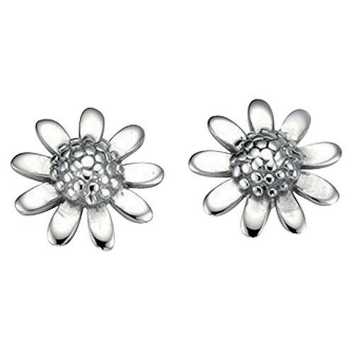 Boucle D Oreille Fleur En Argent Femme Clous D Oreilles Maty