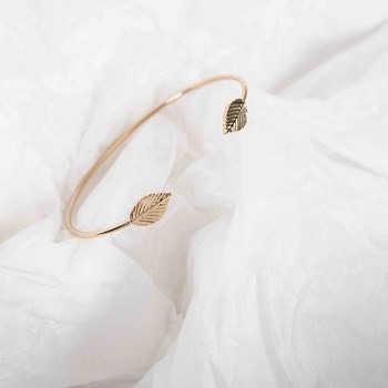 Jonc en plaqué or AZALEE - Bijoux Privés Discovery