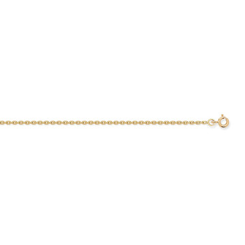 Chaîne Brillaxis maille forçat or jaune 18 carats