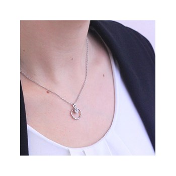 Octavia Pendant - Silver and Crystal