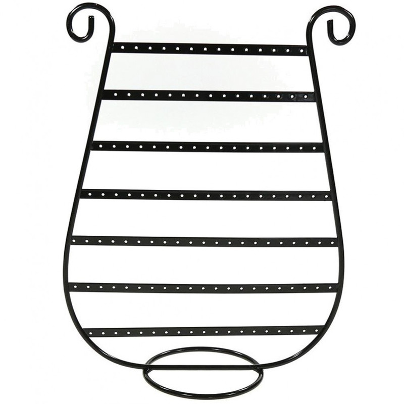 Porte bijoux présentoirs 'lyre'pour boucles d'oreilles Noir