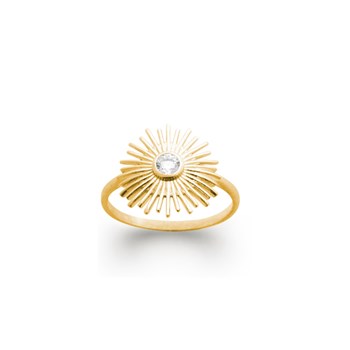 Bague en plaqué or jaune MIA - Bijoux Privés Discovery