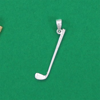 Pendentif club de golf - Argent massif
