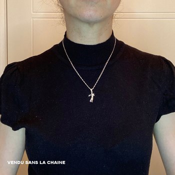 Pendentif joueur de golf - Argent massif