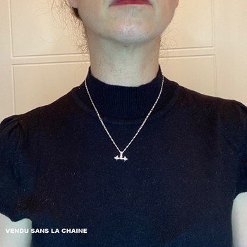 Pendentif haltère - Argent massif