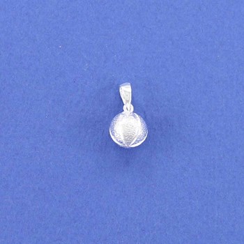 Pendentif ballon de basket - Argent massif