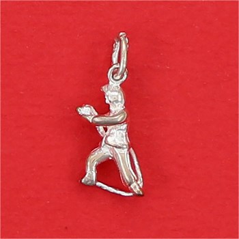 Pendentif pompier - Argent massif