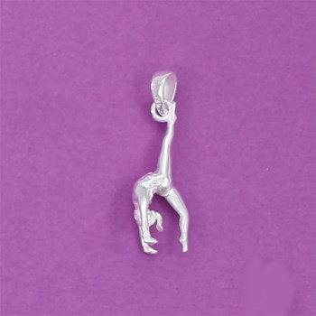 Pendentif gymnaste en Y - Argent massif