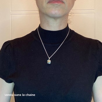 Pendentif casque de pompier F1 BICOLORE - Bicolore