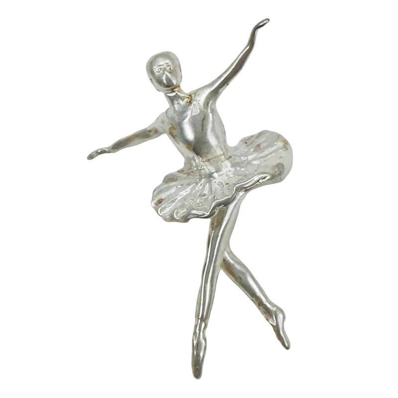 Pendentif danseuse sur les pointes - Argent massif