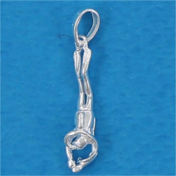 Pendentif plongeur - Argent massif