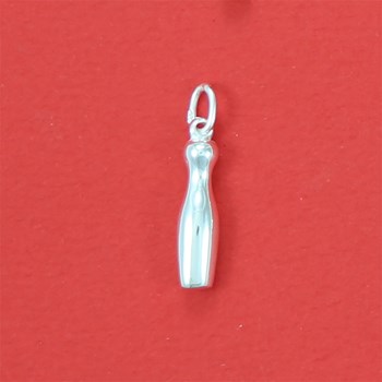 Pendentif quille de bowling - Argent massif