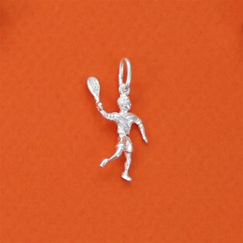 Pendentif joueur de tennis - Argent massif