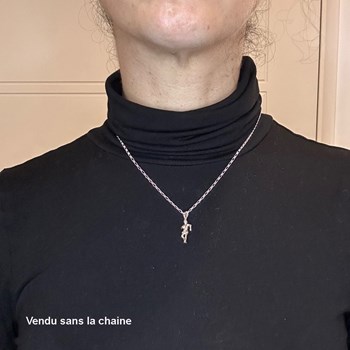 Pendentif marathon - Argent massif