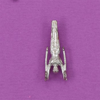 Pendentif GAM gymnaste anneaux - Argent massif