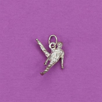 Pendentif GAM gymnaste au sol - Argent massif