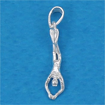 Pendentif plongée en apnée pendentif apnéiste - Argent massif